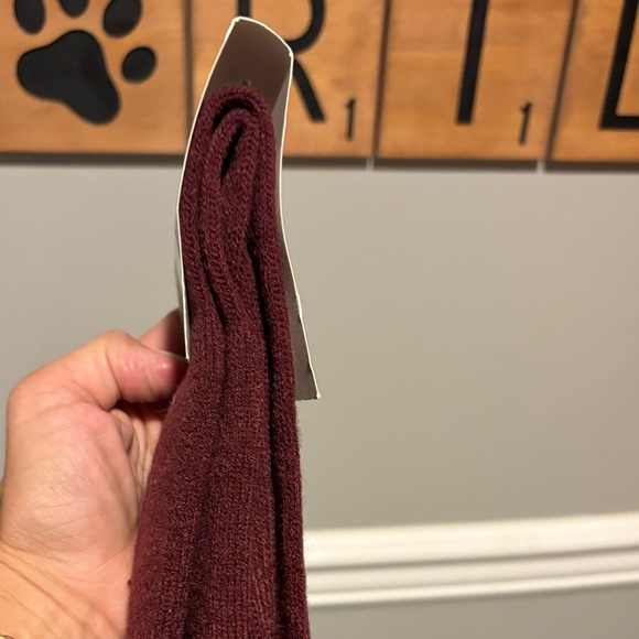 Women's Two Athletic Socks - Maroon  (Small) and White (Medium)  NWT - Picture 9 of 14